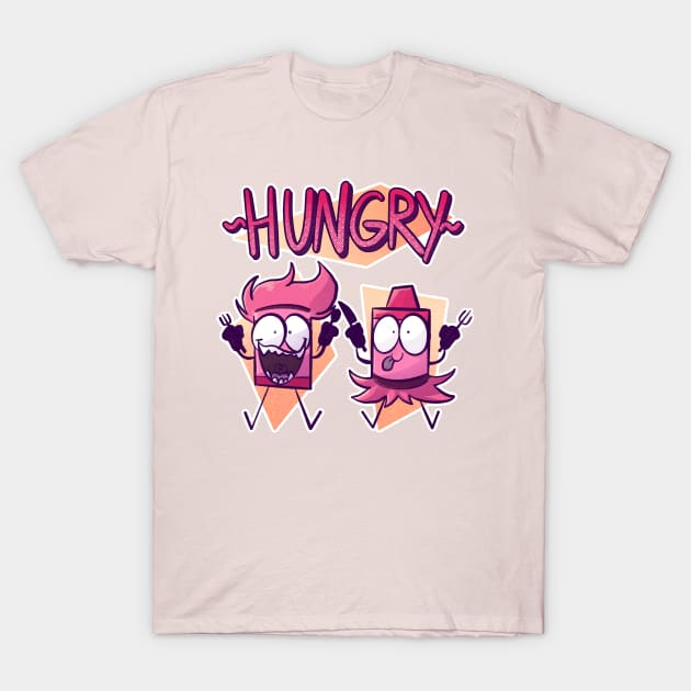 H U N G R Y T-Shirt by Jakeneutron